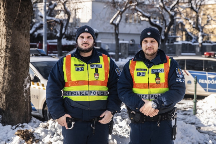 Németh Bence és Stiller Zsolt törzsőrmesterek