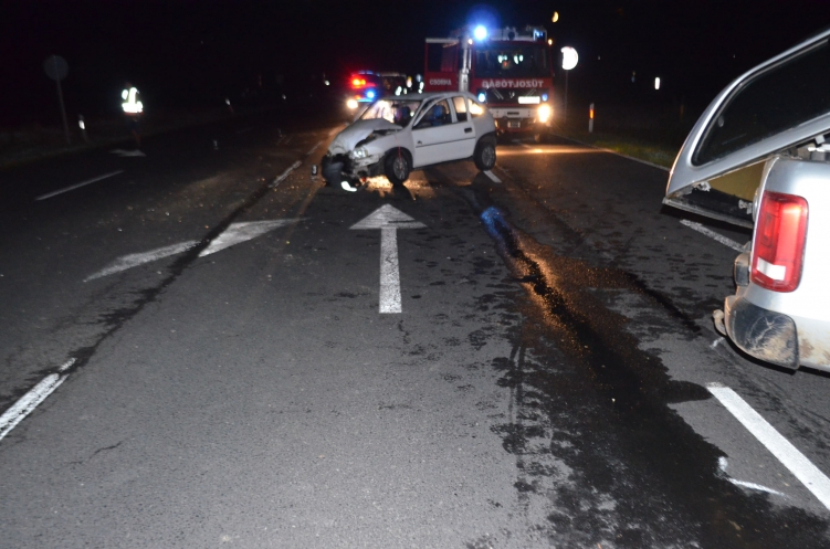 85-ösz számú főút közlekedési baleset