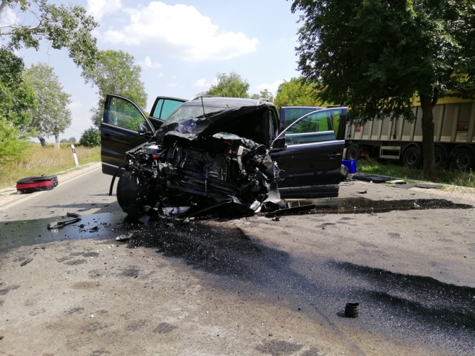 baleset a 44-es számú főúton 2018. augusztus 8-án
