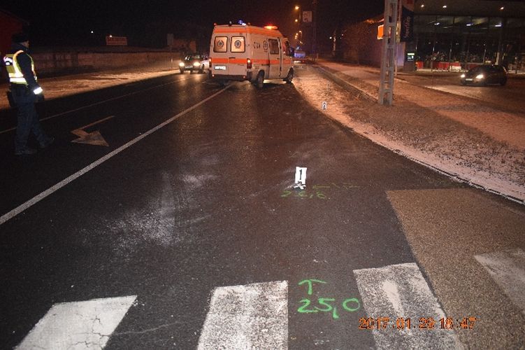 Elütötte a gyalogost