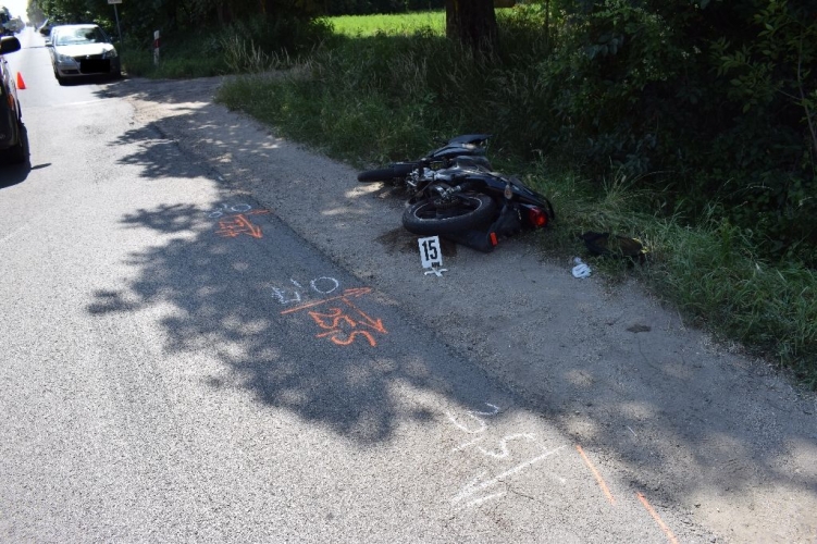 Baleset a 10-es főúton 