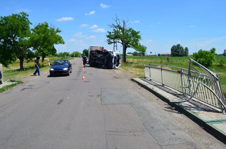 Baleset a 40-es főúton 