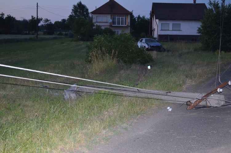 Baleset a 4608-as úton