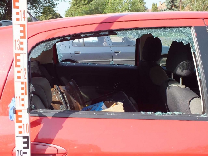 rongálás Csorváson 2017. augusztus 27.