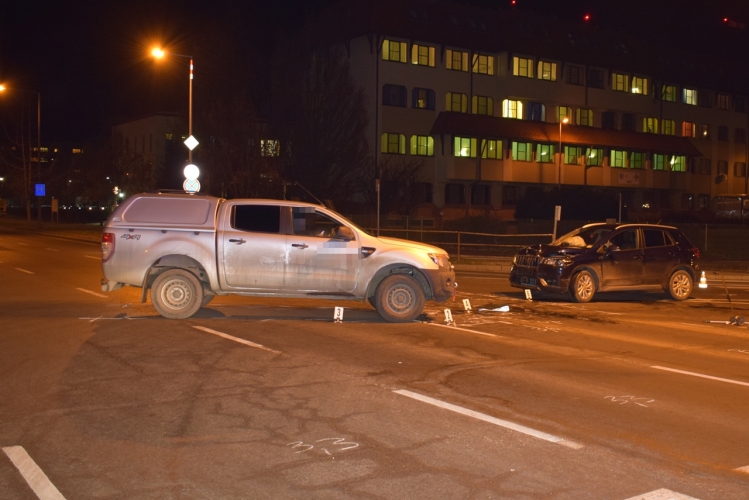 Baleset Békéscsabán, 2018. január 18-án.