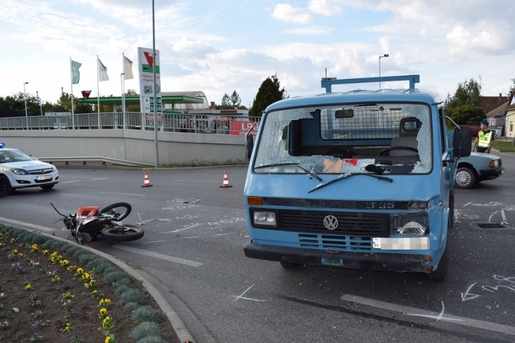 Baleset Gyomaendrődön, 2017. október 10-én.