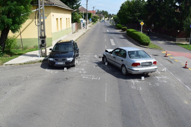 baleset Gyomaendrőd 20200807