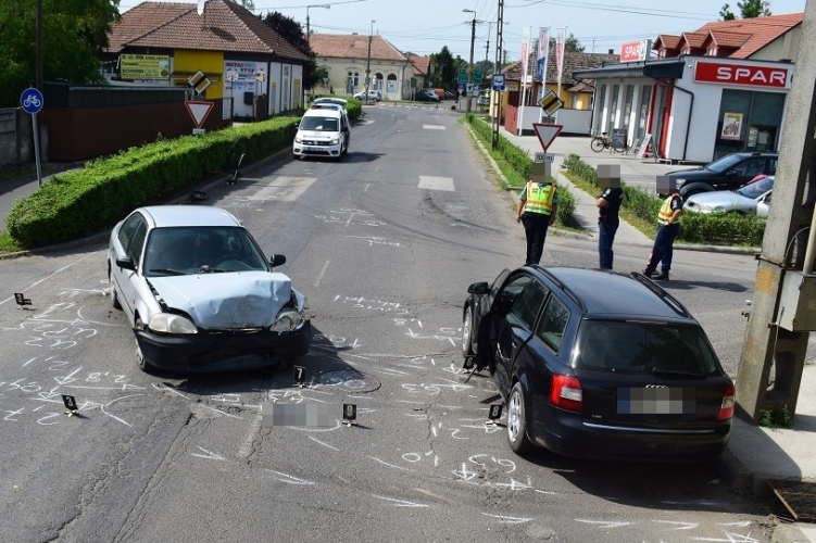 baleset Gyomaendrőd 20200807