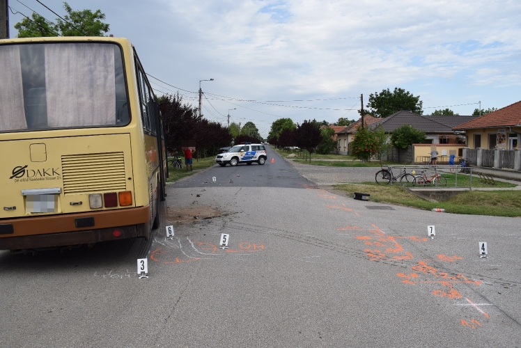 Baleset Kétegyházán 2017. június 30-án