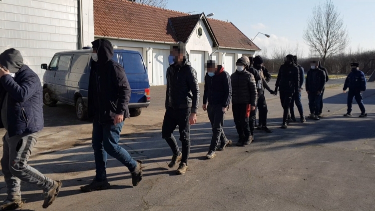 határsértők elfogása Kötegyán 20210128_2