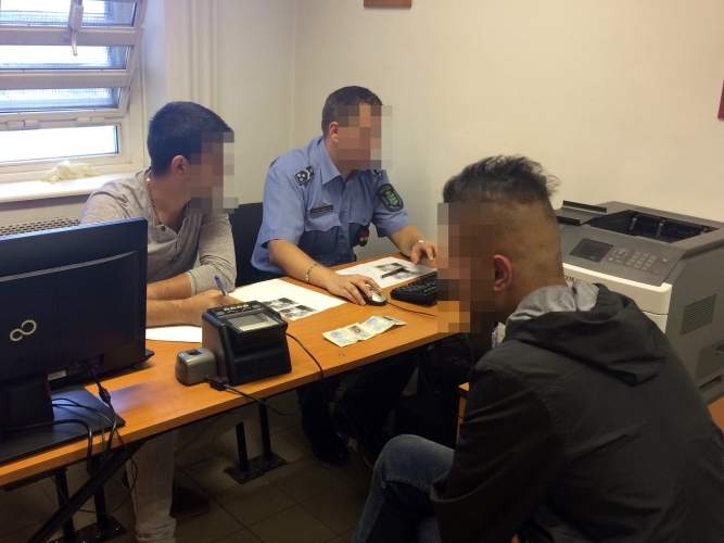 Határsértő elfogása Lőkösházán 2017. szeptember 14.