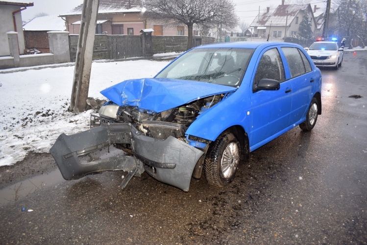 baleset Szeghalom 2019.01.20.