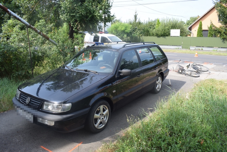 baleset 20180816 Békés Rákóczi utca