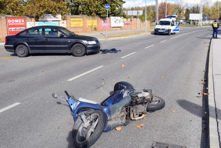 baleset 20181024 Békéscsaba, Szerdahelyi utca