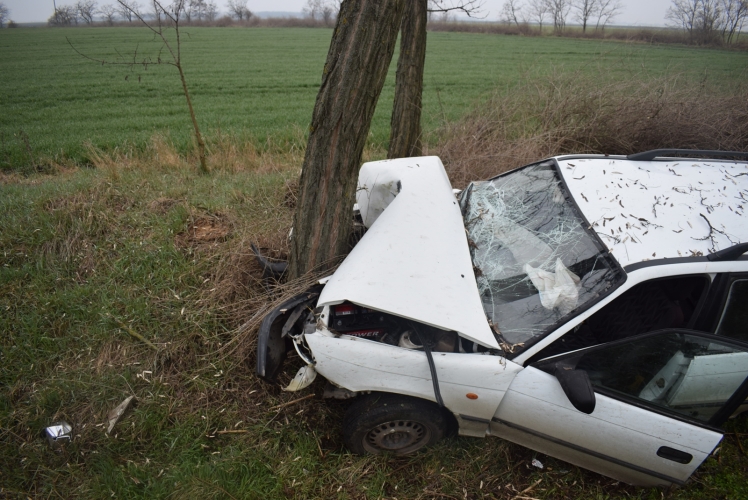 Baleset Békéscsaba külterületén, 2018. március 25-én