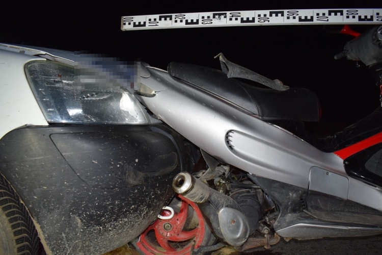 baleset Kondoros külterületén, 2018. március 25-én