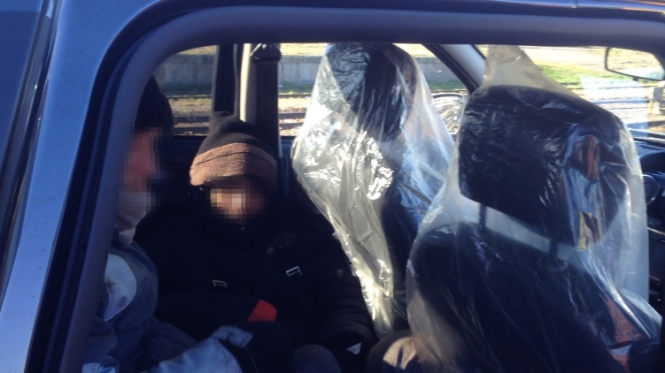 Határsértők elfogása Lőkösházán 2017. november 28-án.