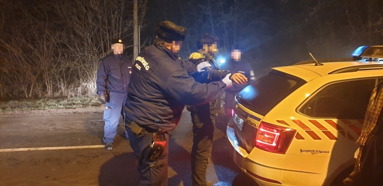 határsértők elfogása Kisdombegyház 20200113